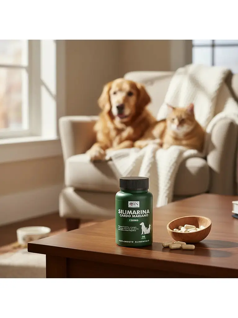Silimarina Suplemento Perro Y Gato Qin Supplements — 90 cápsulas 3