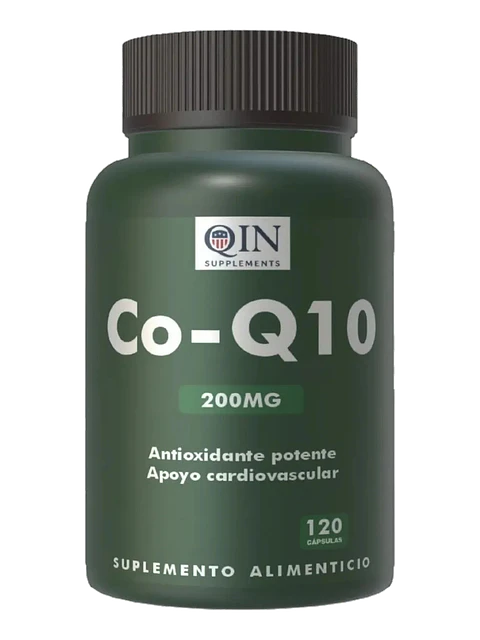 Coenzima-q10 Premium Qin Supplements — 120 cápsulas