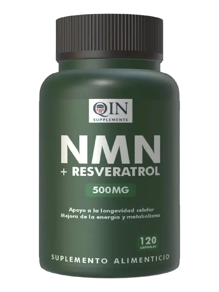 Nmn Nicotinamide 500mg Premium Qin Supplements — 120 cápsulas 1