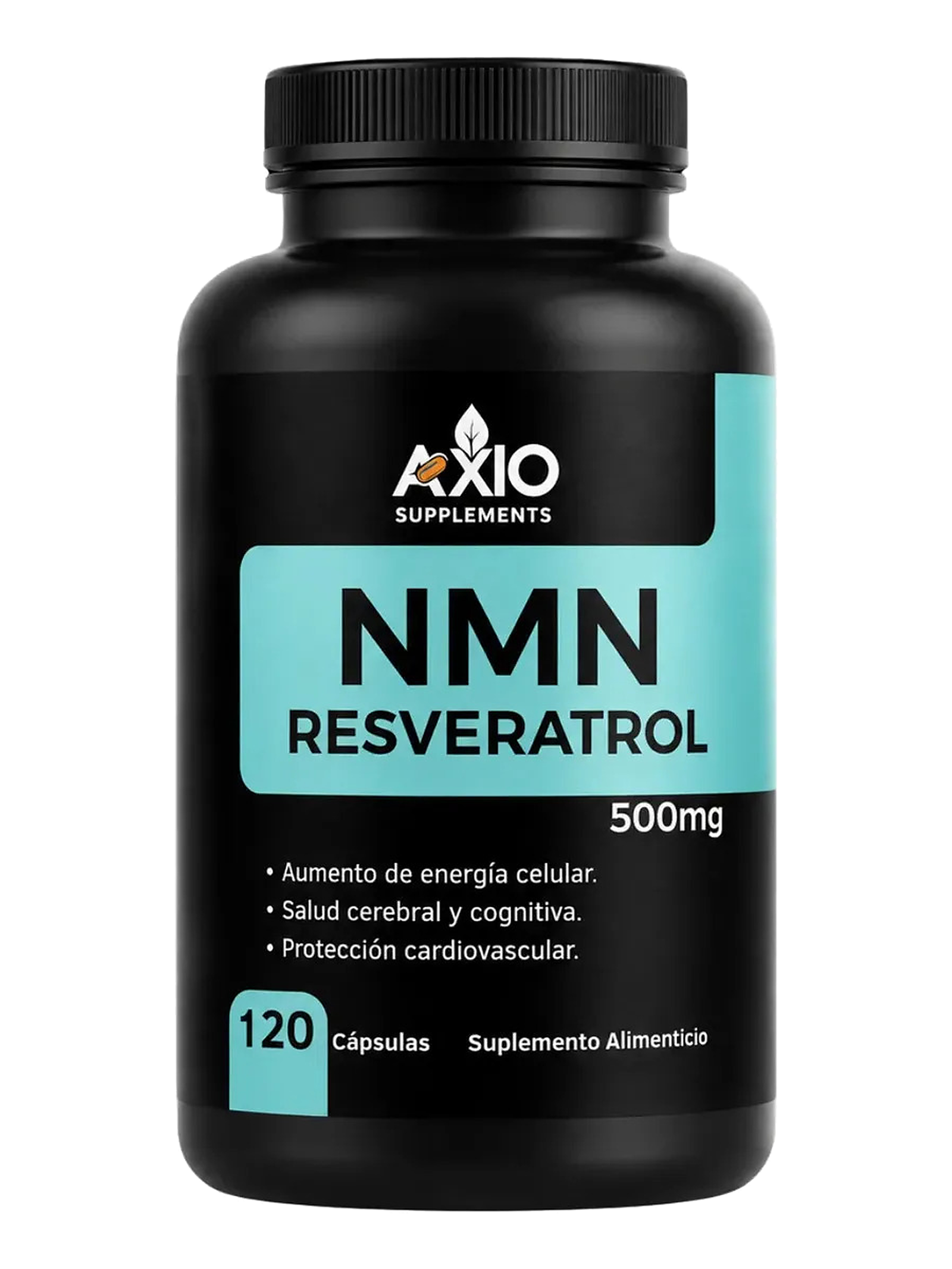 Nmn Nicotinamide & Resveratrol para Vitalidad y Bienestar — 120 cápsulas