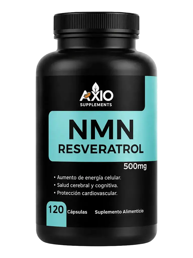 Nmn Nicotinamide & Resveratrol para Vitalidad y Bienestar — 120 cápsulas 1