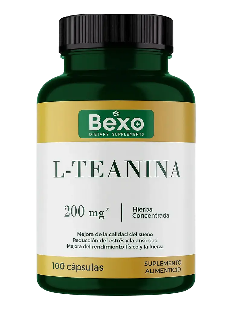 L Theanine L-teanina Suplemento Calma Y Relaja — 100 cápsulas 1