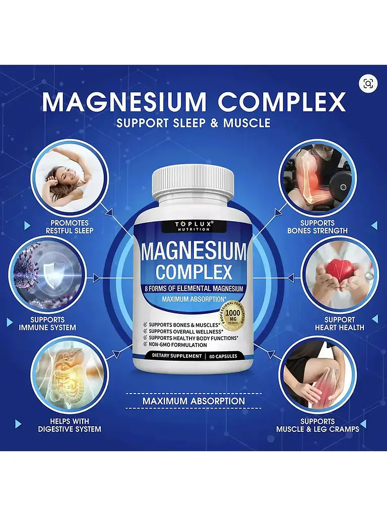 Magnesium Complex Premium Magnesio Complex — 60 cápsulas 4