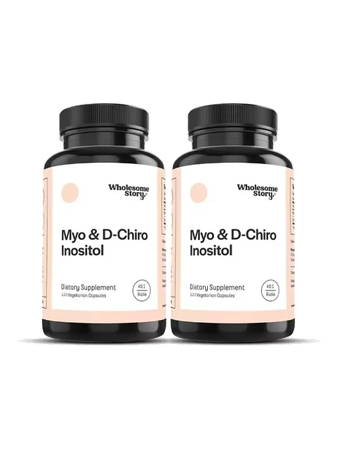 Myo D-chiro Inositrol - 2 Frascos — 240 cápsulas