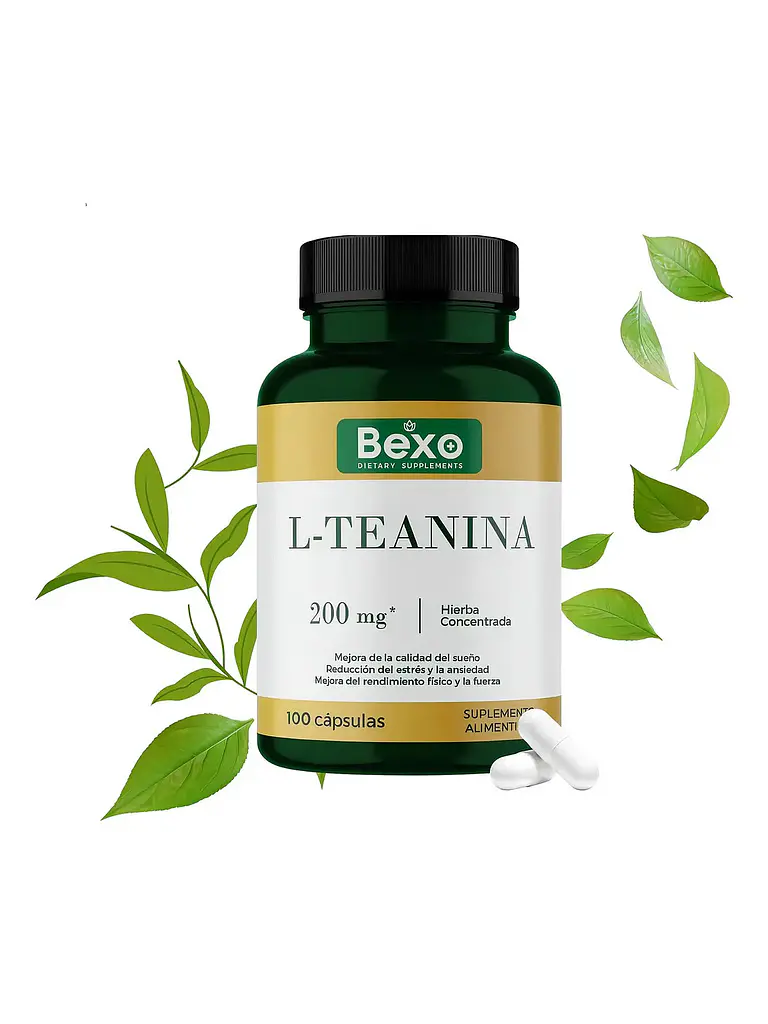 L Theanine L-teanina Suplemento Calma Y Relaja — 100 cápsulas 4