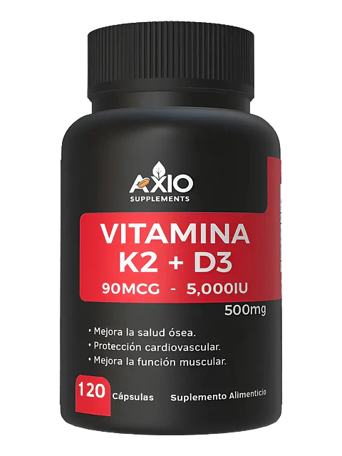 Vitamina K2+d3 Premium 500mg — 120 cápsulas