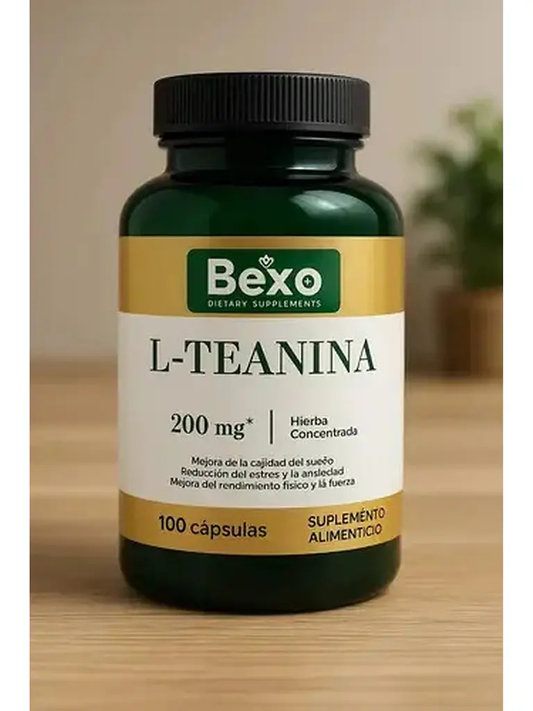 L Theanine L-teanina Suplemento Calma Y Relaja — 100 cápsulas 6