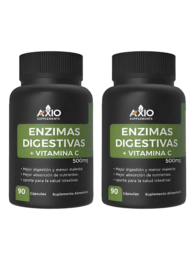 Enzimas Digestivas Pack X2 Para Adelgazar Suplemento — 180 cápsulas 1