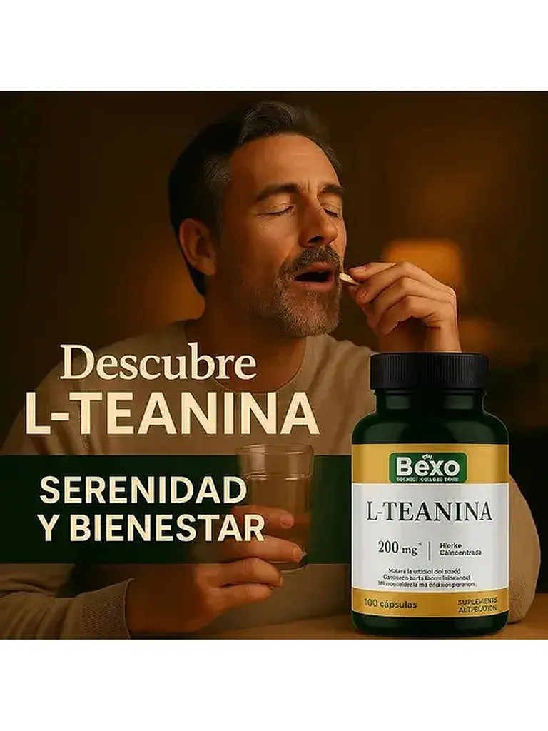 L Theanine L-teanina Suplemento Calma Y Relaja — 100 cápsulas 7