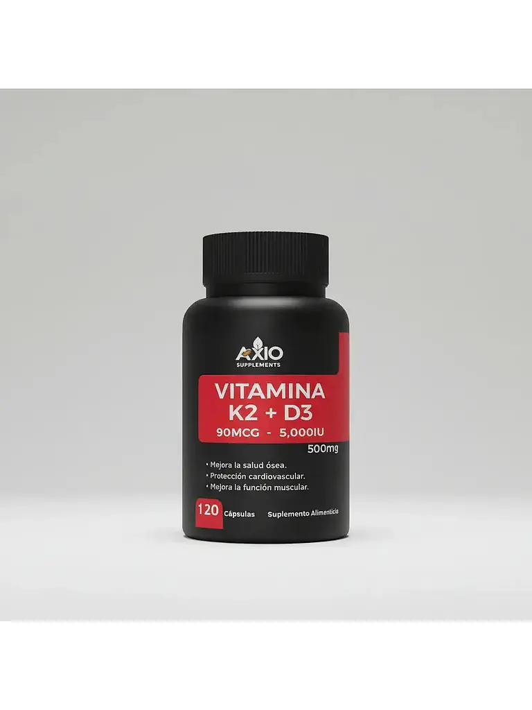 Vitamina K2+d3 Premium 500mg — 120 cápsulas 4