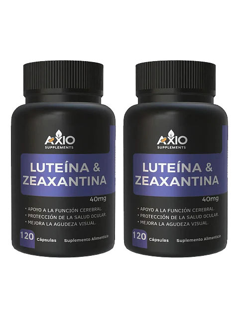 Luteína & Zeaxantina En Cápsulas 2 Frascos — 120 cápsulas