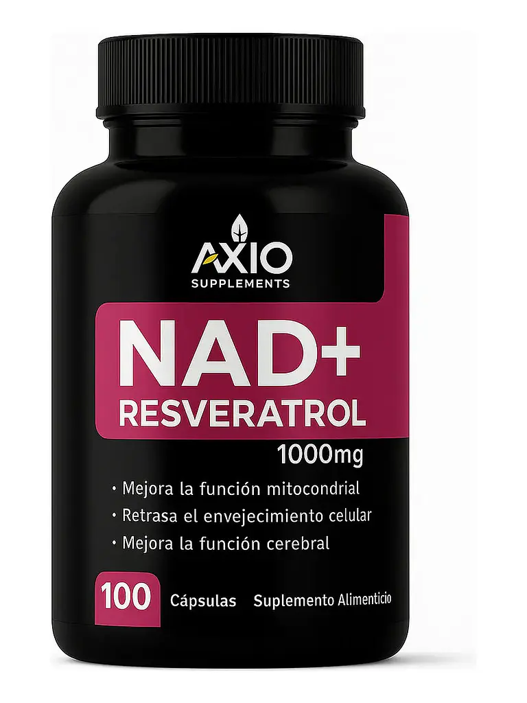 Pack x3 - NAD+ Resveratrol 1000mg Energía Celular — 300 cápsulas 6