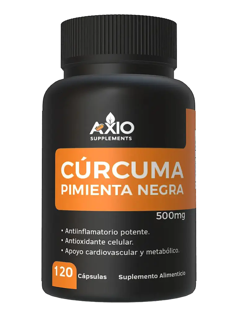 Cúrcuma + Pimienta Negra Antioxidantes — 120 cápsulas 1