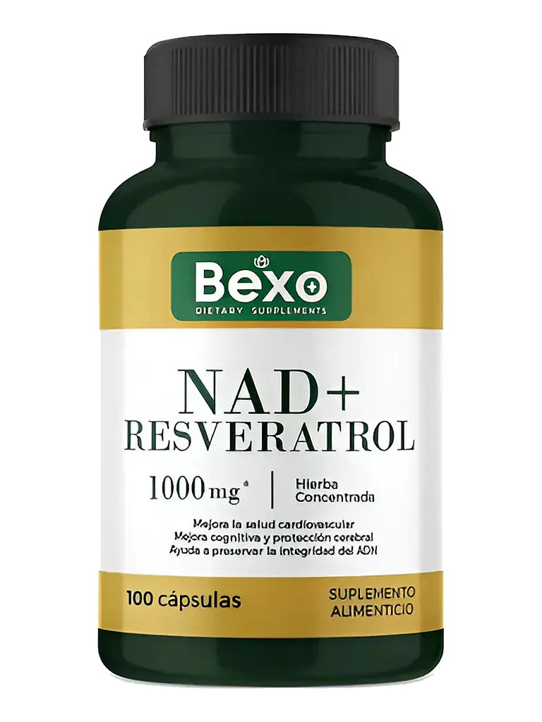 Nad + Nicotinamide Resveratrol Premium 1000mg — 100 cápsulas 1