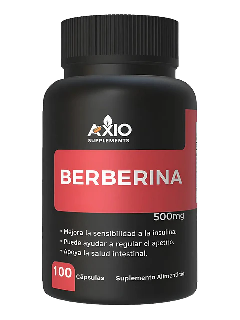 Berberina 500mg Berberine — 100 cápsulas