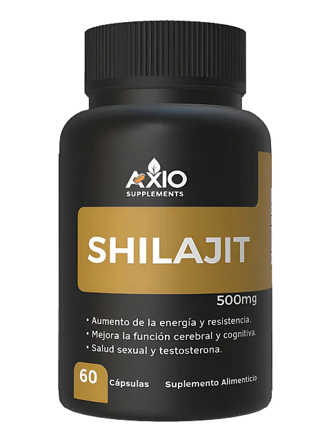 Shilajit Cápsulas Suplemento Nutricional 500mg — 60 cápsulas
