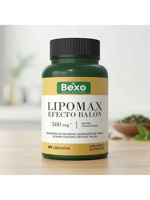 Pastillas Adelgaza Rápido - Lipomax Efecto Balón — 90 cápsulas