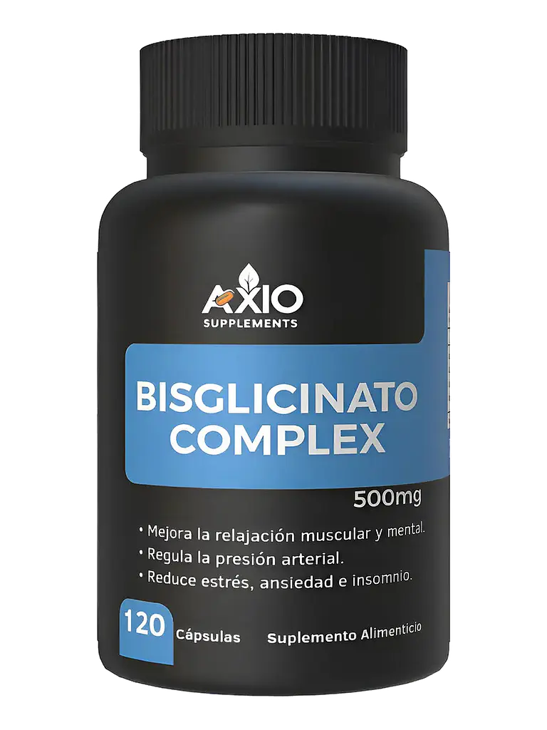 Magnesio Bisglicinato, Triple Magnesio Premium 500 mg con bisglicinato, malato y taurato — 120 cápsulas 1