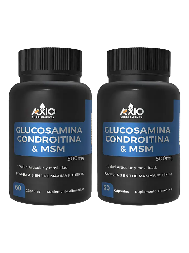 Glucosamine, Chondroitin & Msm 2 Frascos — 60 cápsulas 1