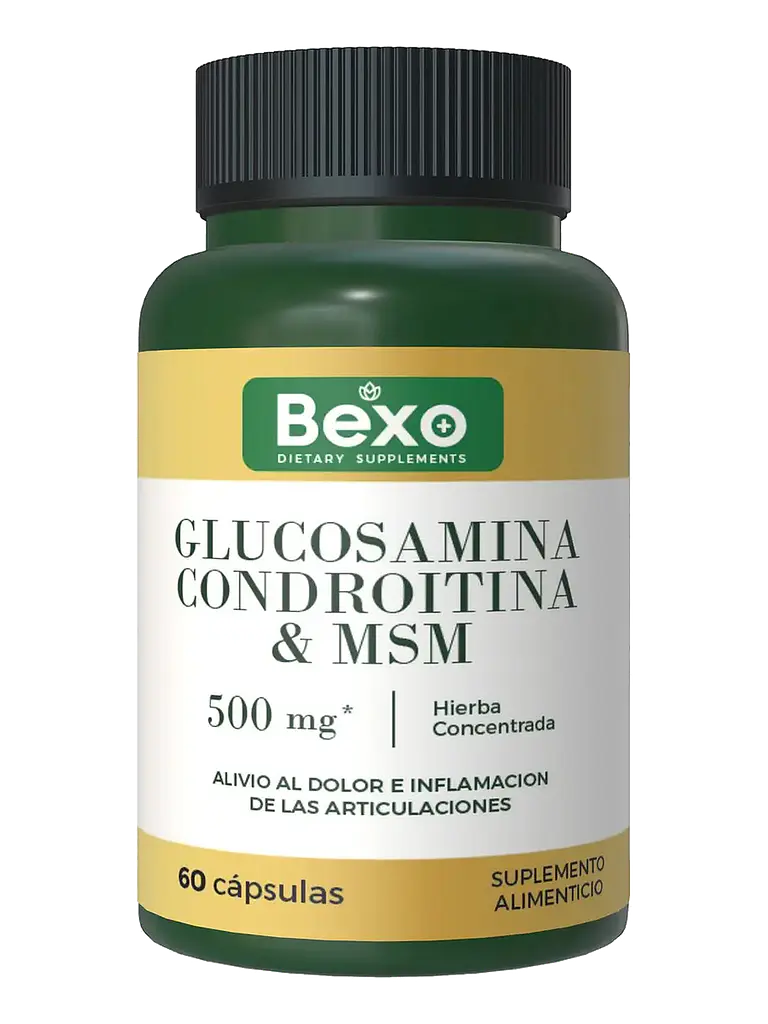 Glucosamina Condroitina MSM Cápsulas Bexo Suplemento — 60 cápsulas 1
