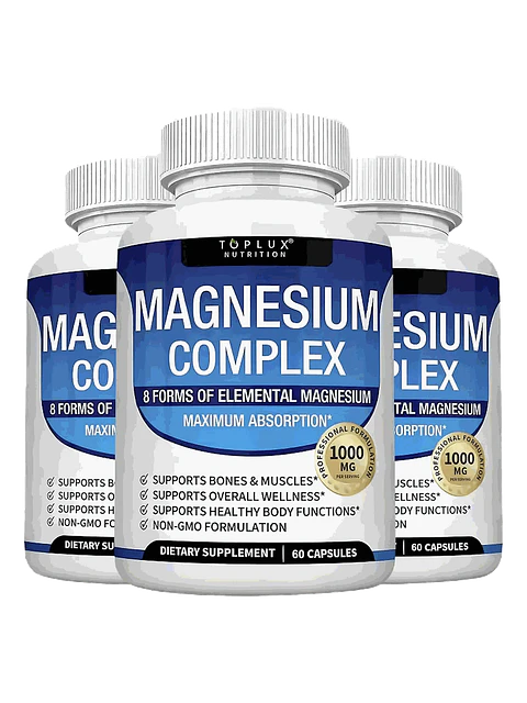 Magnesium Complex 3 Frascos Original Magnesio Complex