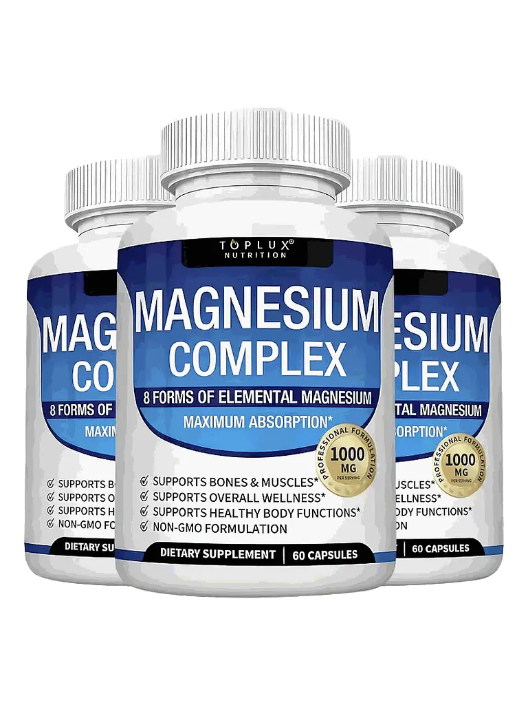 Magnesium Complex 3 Frascos Original Magnesio Complex 1