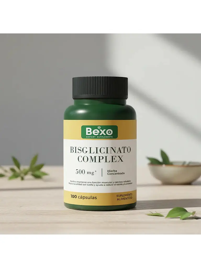 Magnesio Bisglicinato 500mg x Absorción Optima — 100 cápsulas 4