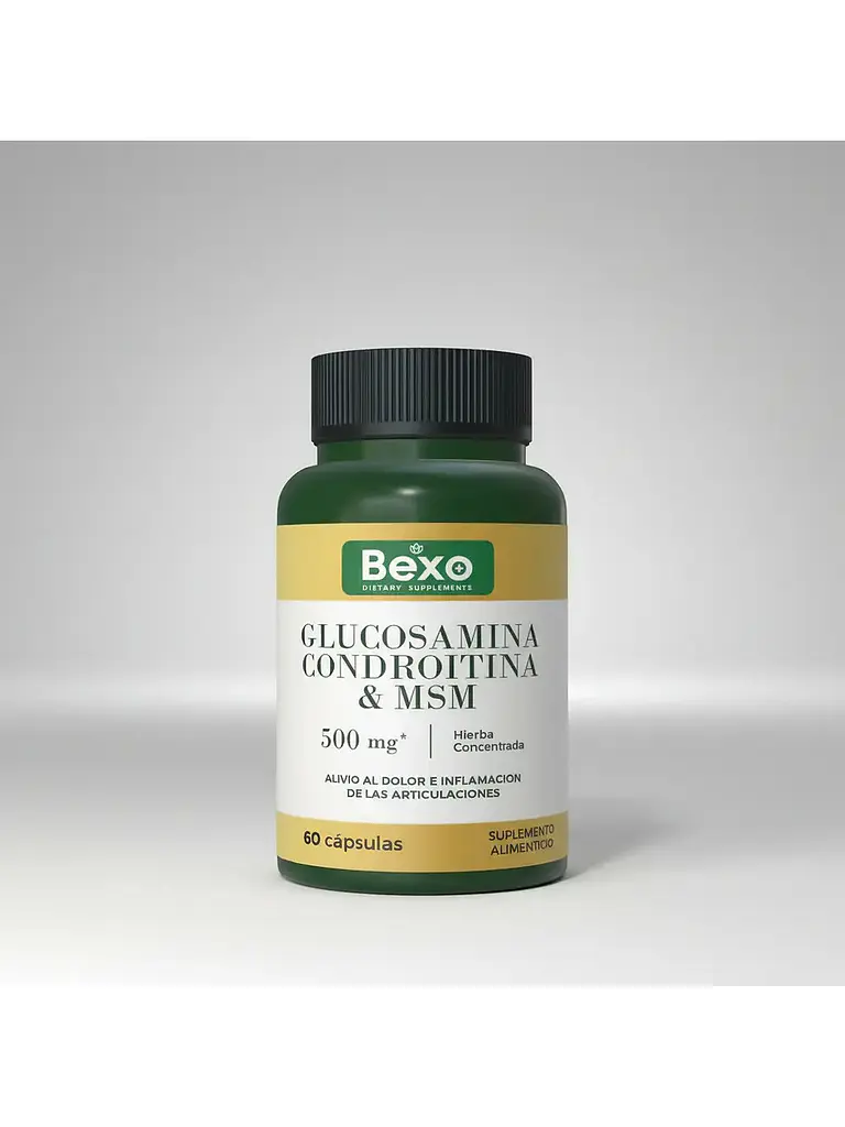 Glucosamina Condroitina MSM Cápsulas Bexo Suplemento — 60 cápsulas 5