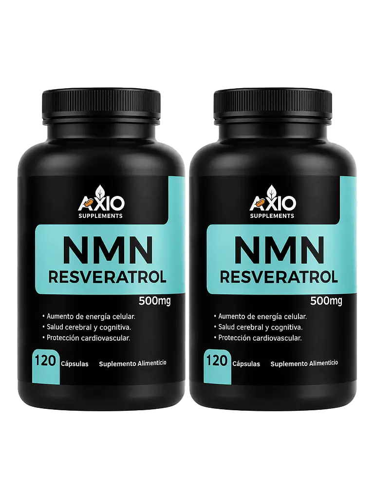 X2 Nmn Nicotinamide & Resveratrol Antioxidantes — 120 cápsulas 1