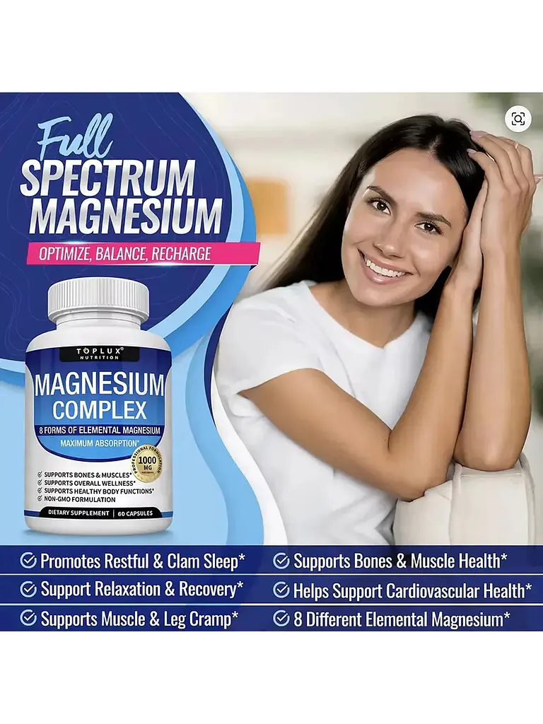 Magnesium Complex 2 Frascos Original Magnesio Complex 2