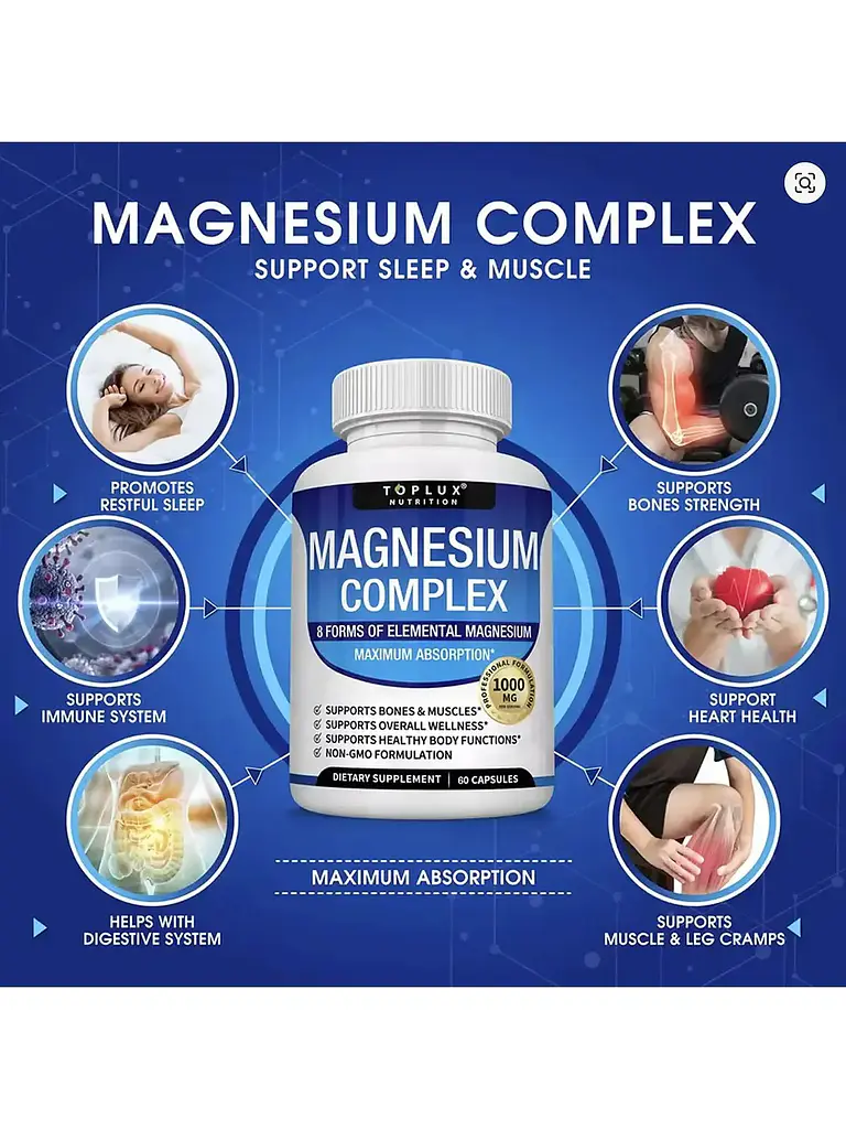 Magnesium Complex 2 Frascos Original Magnesio Complex 3
