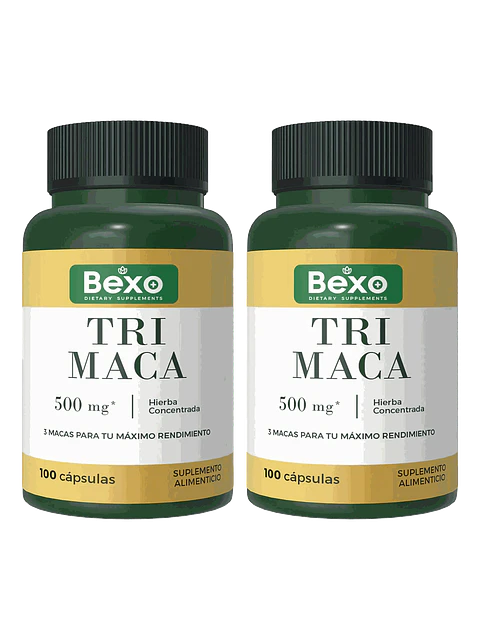 Maca Peruana Premium (alta Potencia) Pack X2 — 200 cápsulas