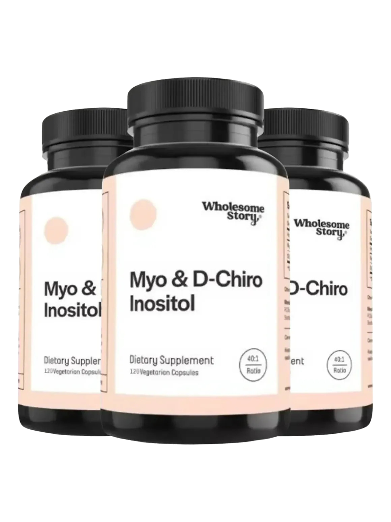 Myo D-chiro Inositrol - 3 Frascos — 360 cápsulas