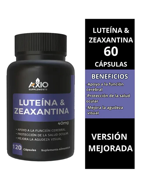 Luteína & Zeaxantina Premium — 120 cápsulas