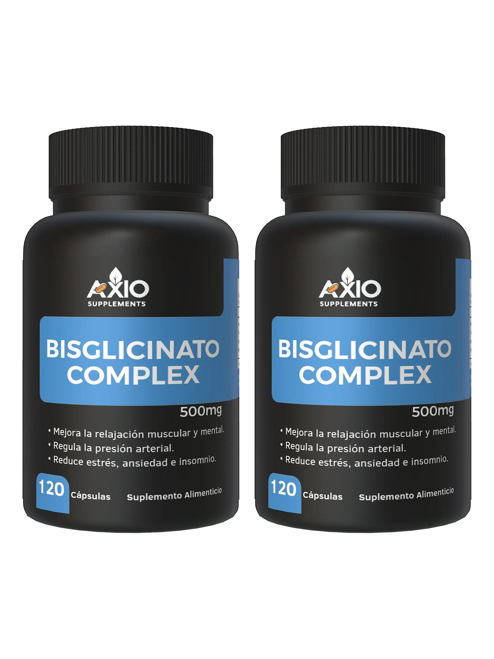 Magnesio Bisglicinato, Triple Magnesio Premium 500mg — 240 cápsulas