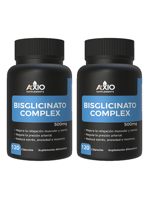 Magnesio Bisglicinato, Triple Magnesio Premium 500mg — 240 cápsulas