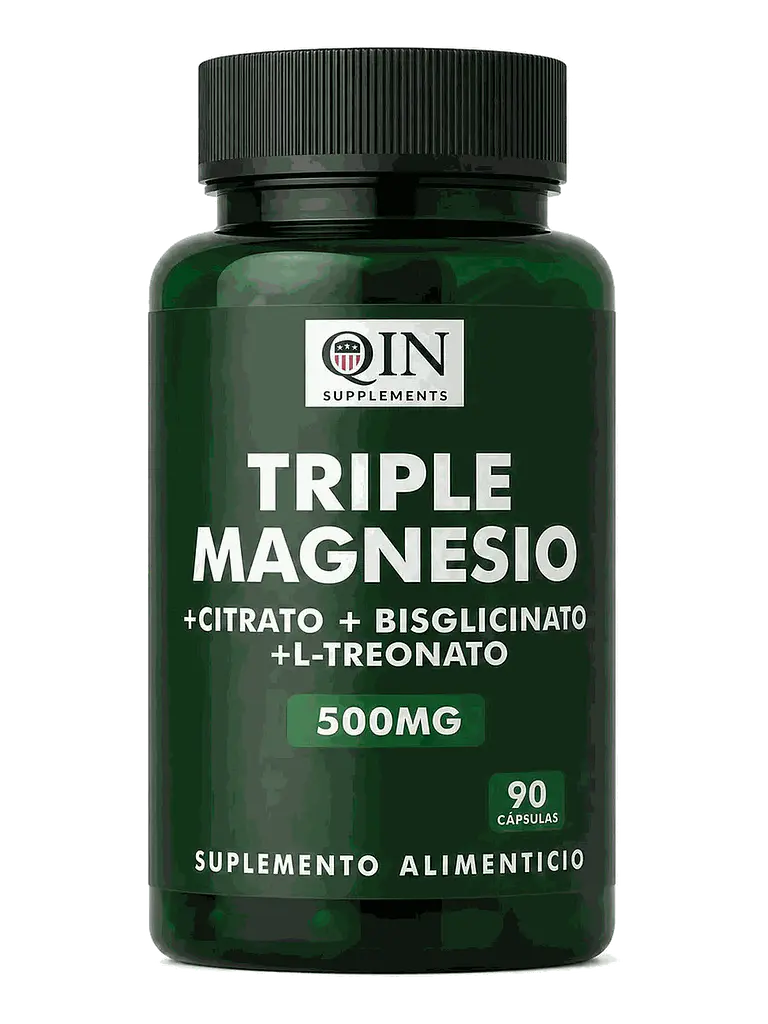 Ultra Magnesio Triple 500mg Qin Supplements — 90 cápsulas 1