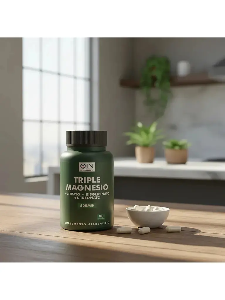 Ultra Magnesio Triple 500mg Qin Supplements — 90 cápsulas 5