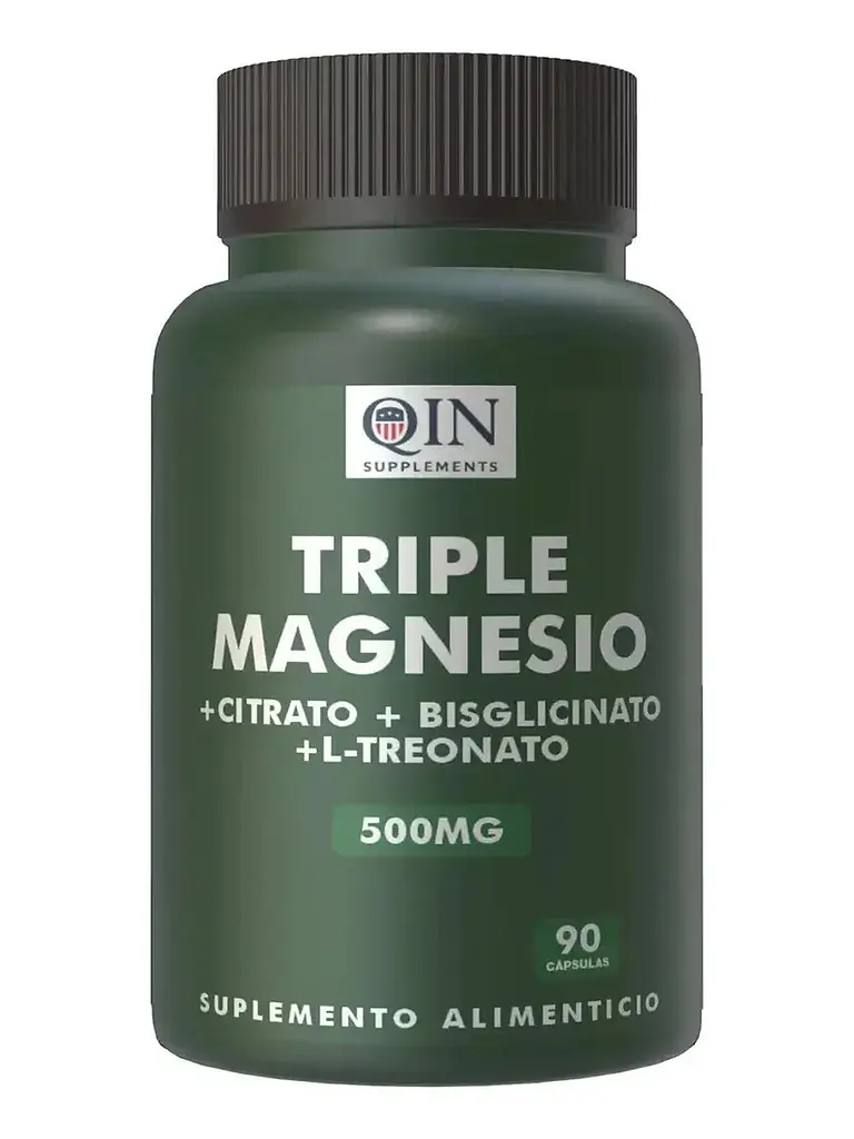 Ultra Magnesio Triple 500mg Qin Supplements — 90 cápsulas 9