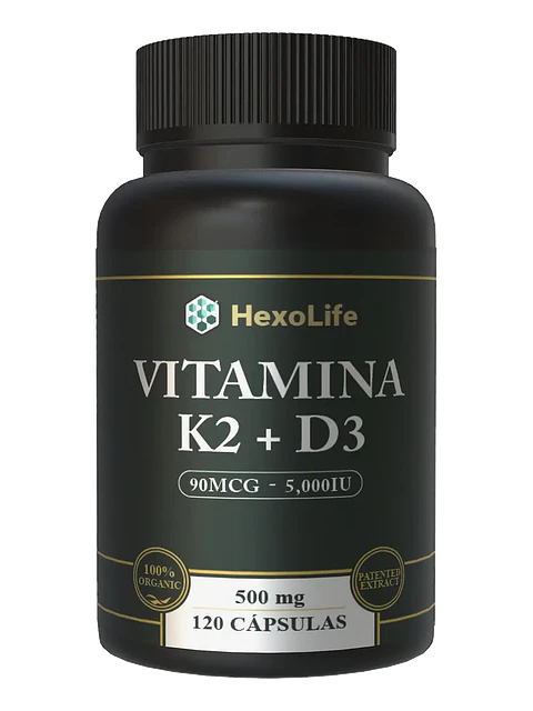 Vitamina K2+d3 Salud Ósea — 120 cápsulas