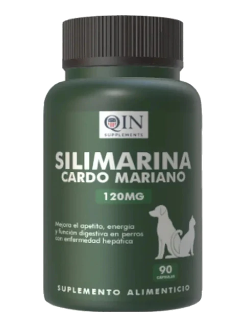 Silimarina Perro Y Gato Qin Supplements — 90 cápsulas