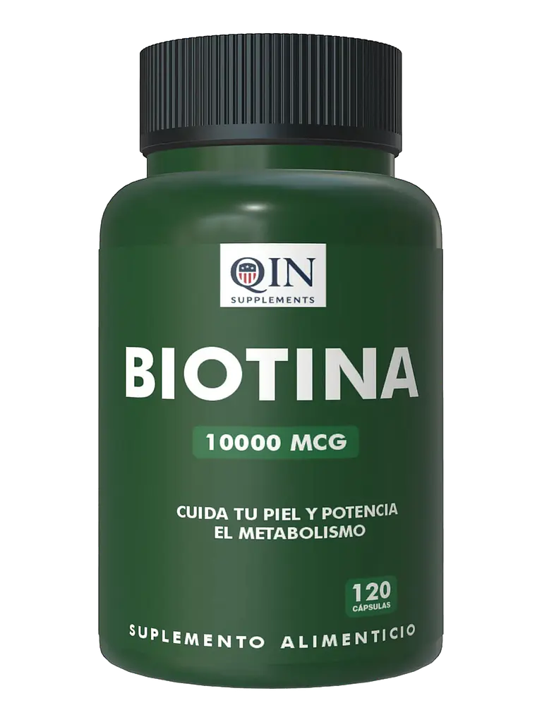 Biotina 10.000 Mcg — 120 cápsulas 1