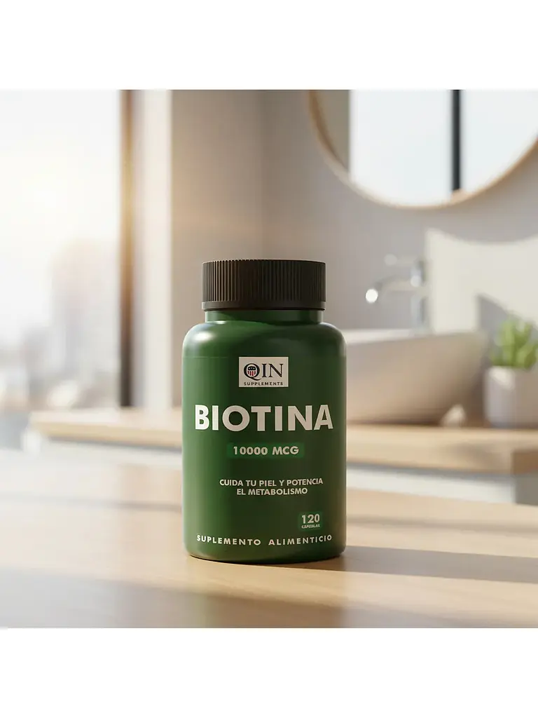 Biotina 10.000 Mcg — 120 cápsulas 5