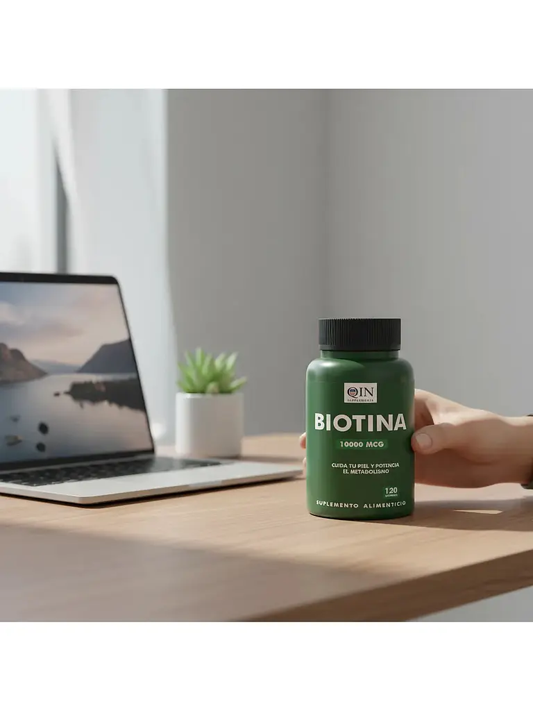 Biotina 10.000 Mcg — 120 cápsulas 6