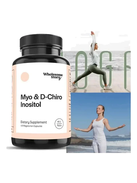 Myo D-chiro Inositol — 120 cápsulas