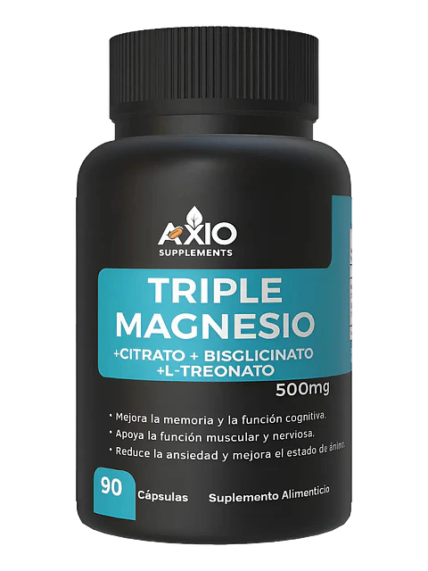 Ultra Magnesio Triple 500mg — 90 cápsulas