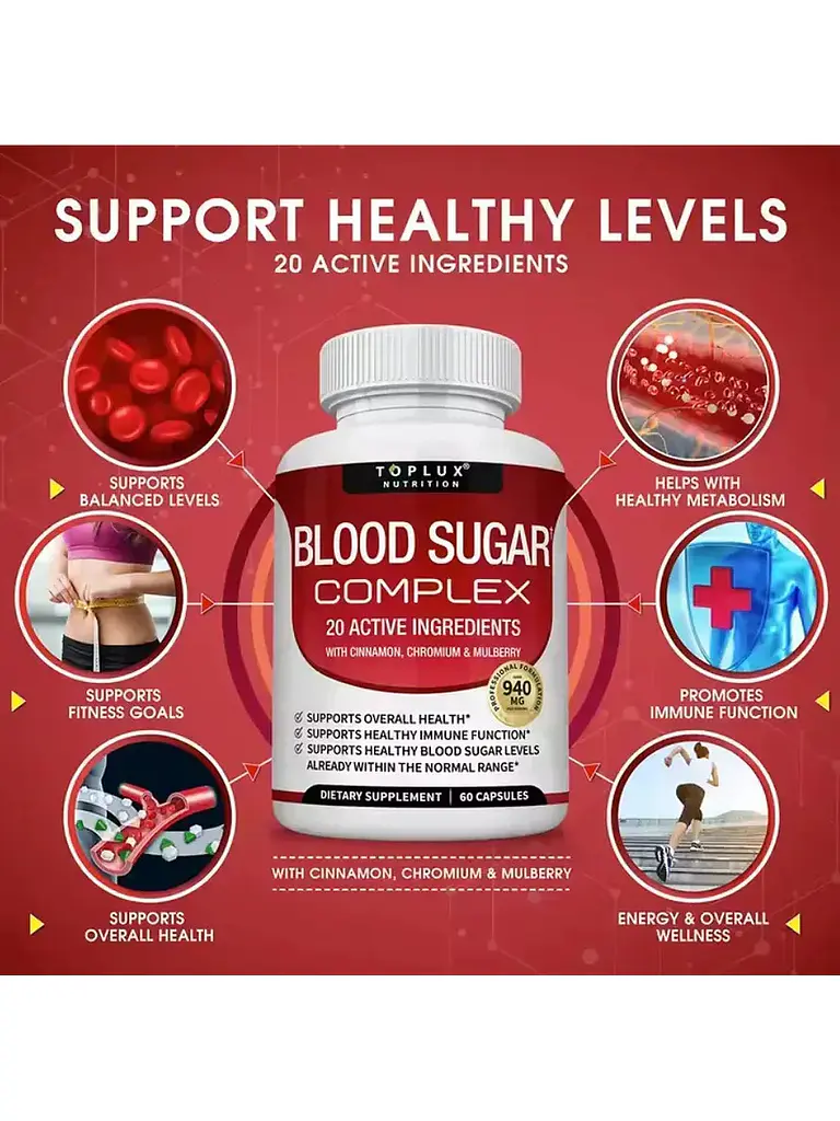 Blood Sugar Complex — 90 cápsulas 4