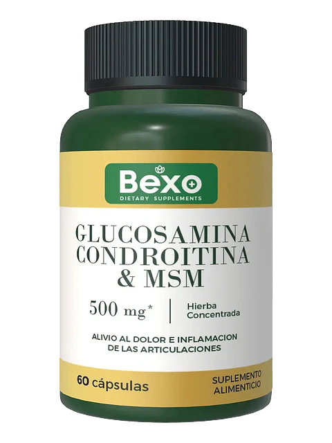 Glucosamina Condroitina MSM Cápsulas Bexo — 60 cápsulas