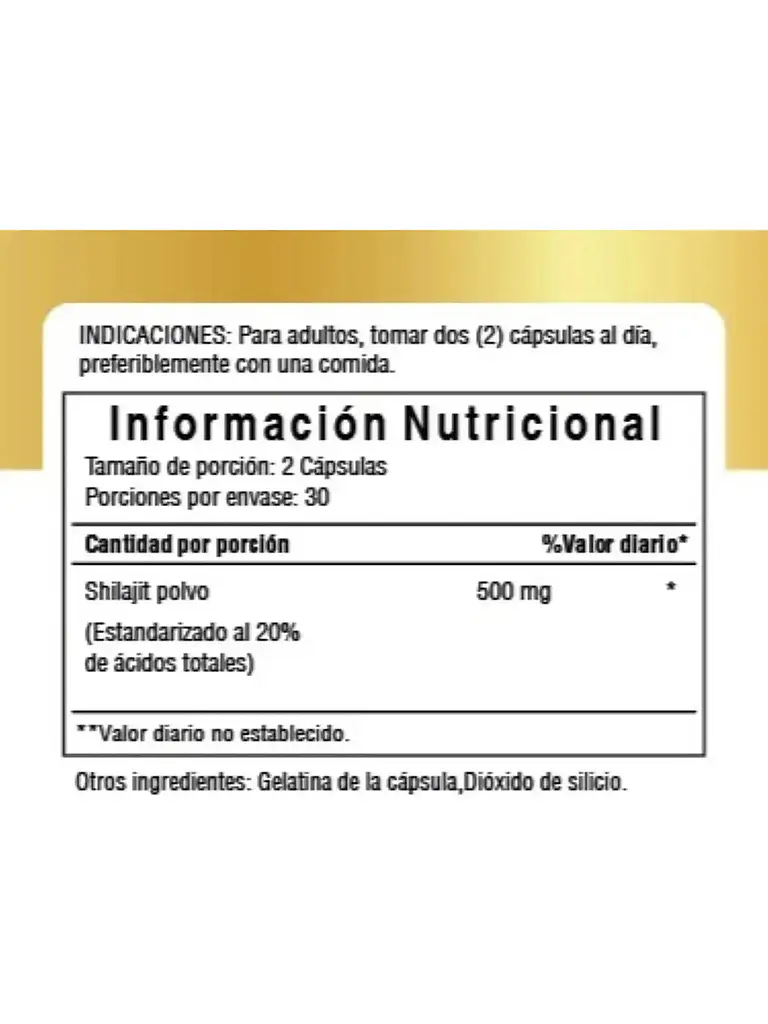 Shilajit 500mg 1 Frasco — 60 cápsulas 7