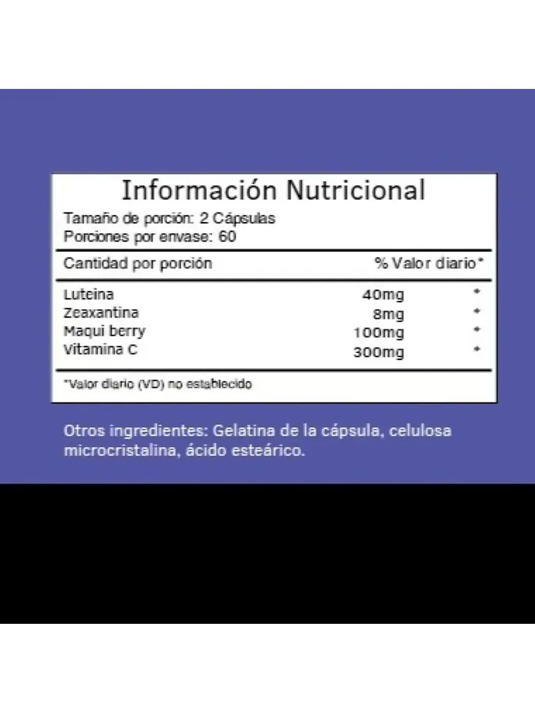 Luteína & Zeaxantina — 120 cápsulas 5